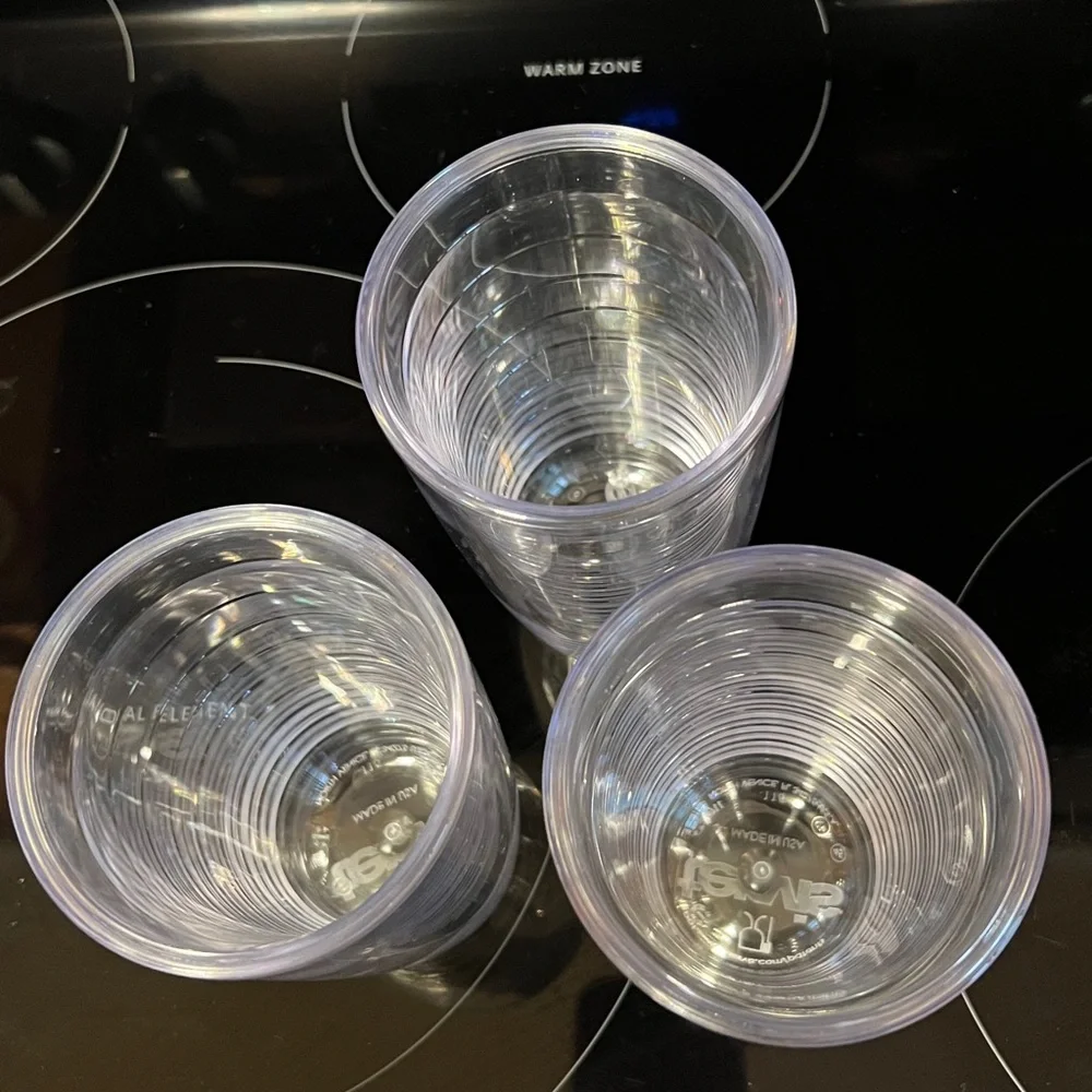Clear Tumbler Tervis Set of 3 - Picture 2 of 3